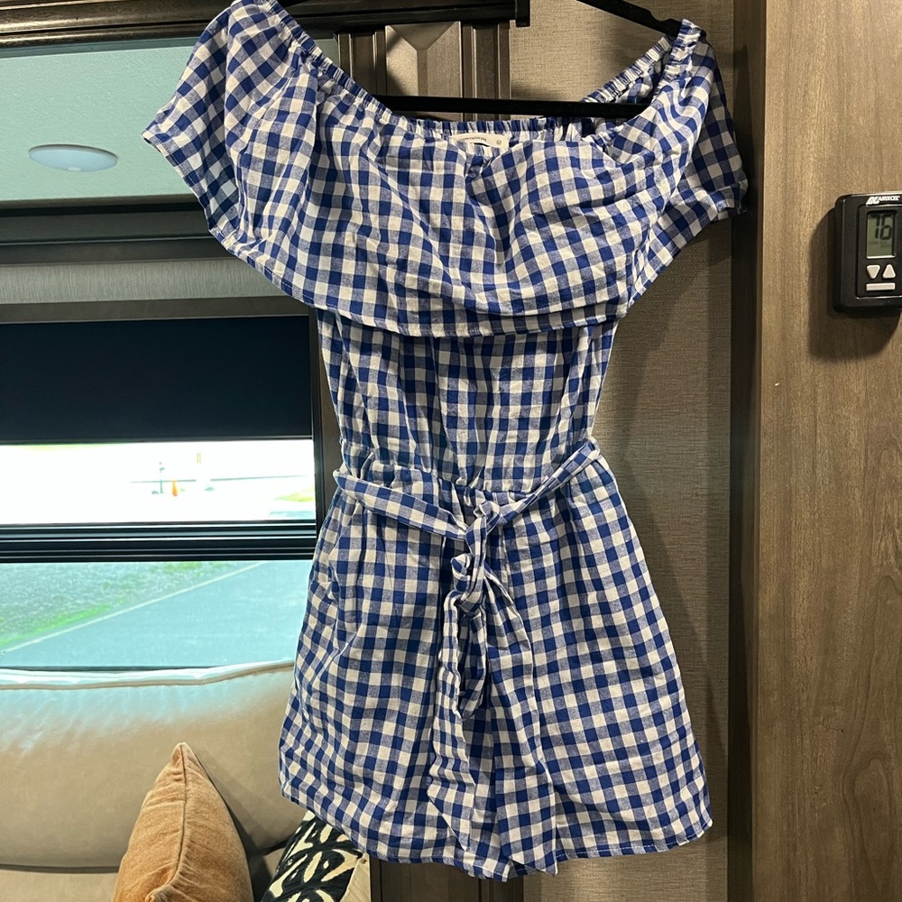 Gingham romper